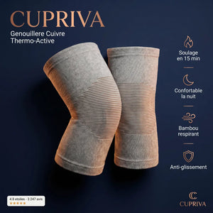 CUPRIVA — Genouillère Cuivre Thermo-Active