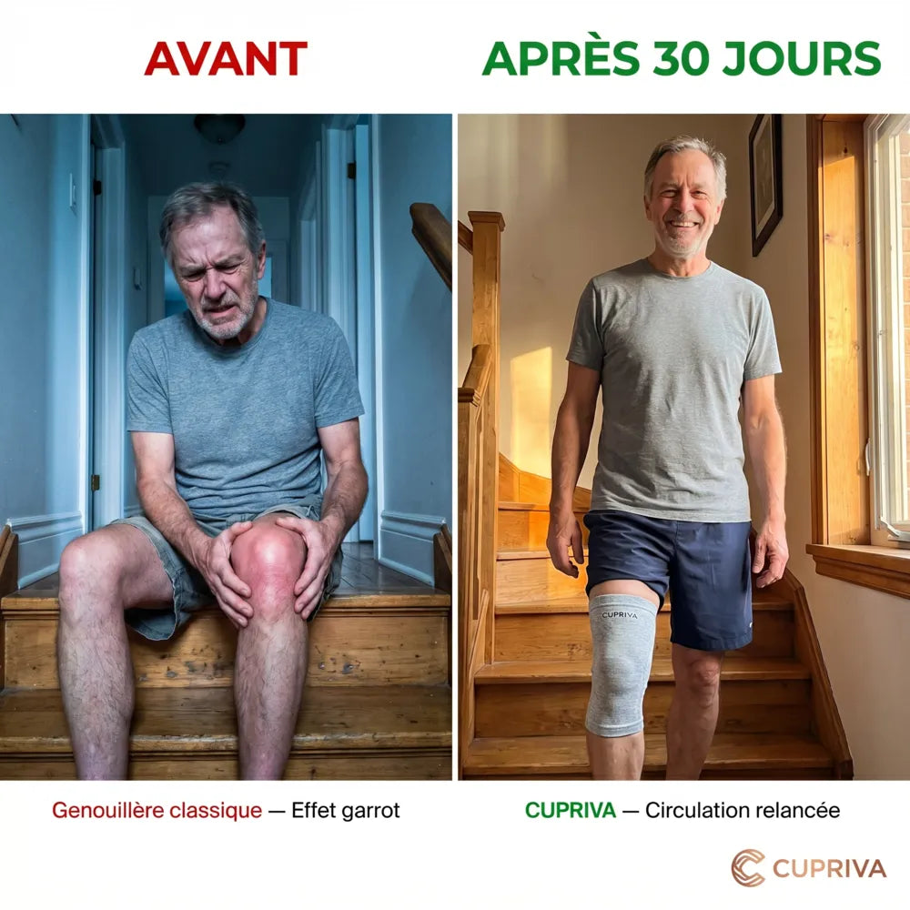 CUPRIVA — Genouillère Cuivre Thermo-Active