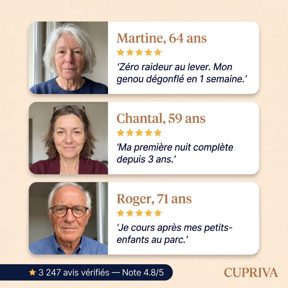 CUPRIVA — Genouillère Cuivre Thermo-Active